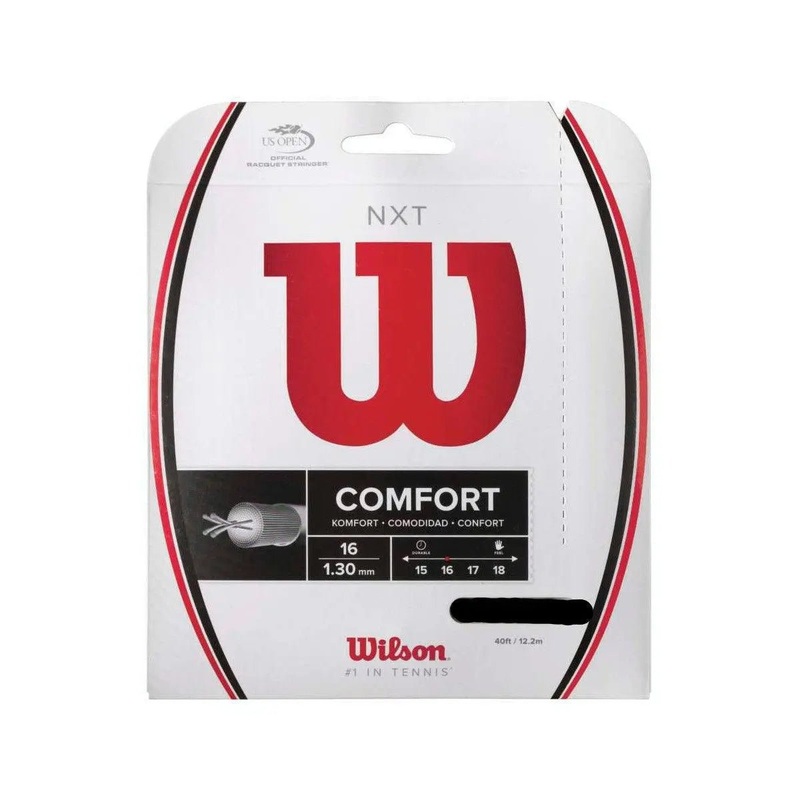 Wilson NXT 16 Tennis String Set – BLACK
