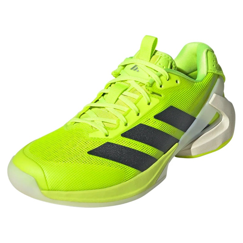 Women`s Adizero Ubersonic 5 Tennis Shoes Lucid Lemon and Powder Yellow