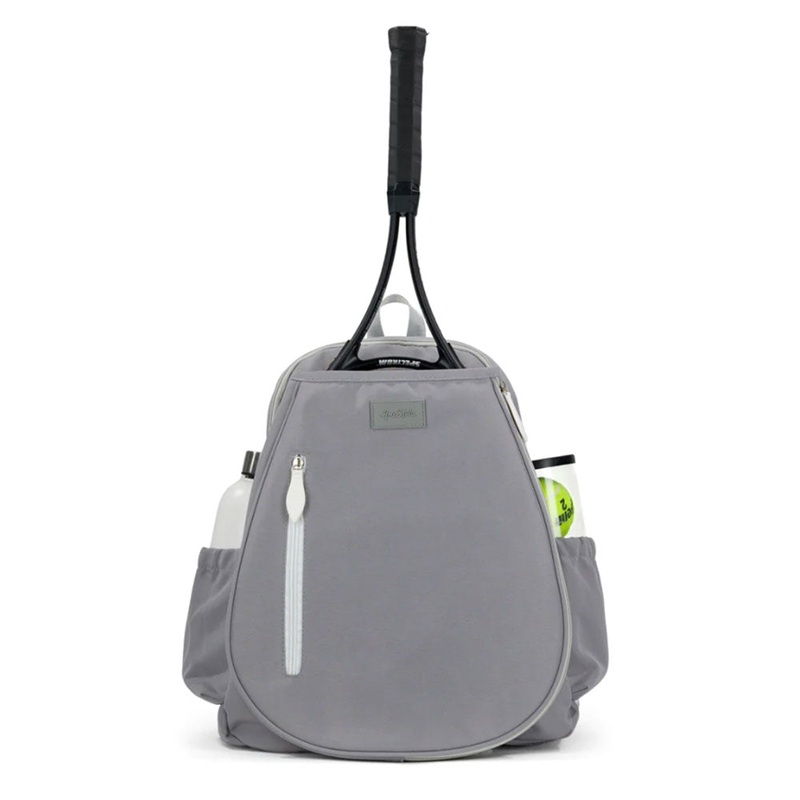 Ame & Lulu Game Time Tennis Backpack – Grey/White