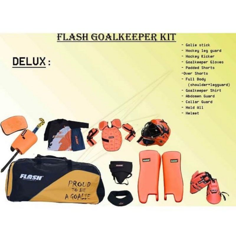 Flash Deluxe Hockey Goalkeeper Kit | KIBI SPORTS
