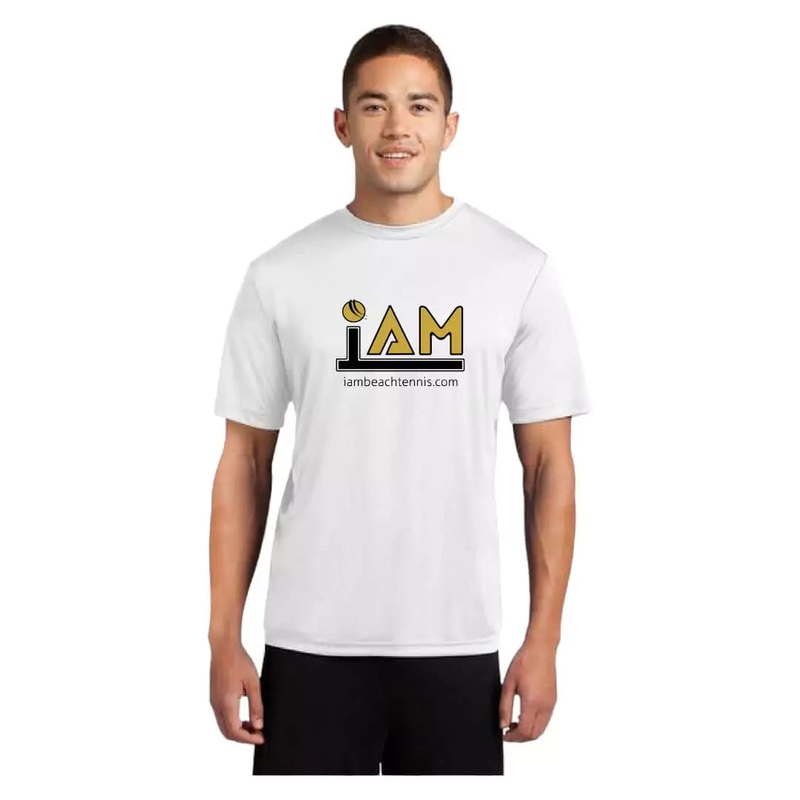 iamBeachTennis “Activate your power” White Unisex T-shirt