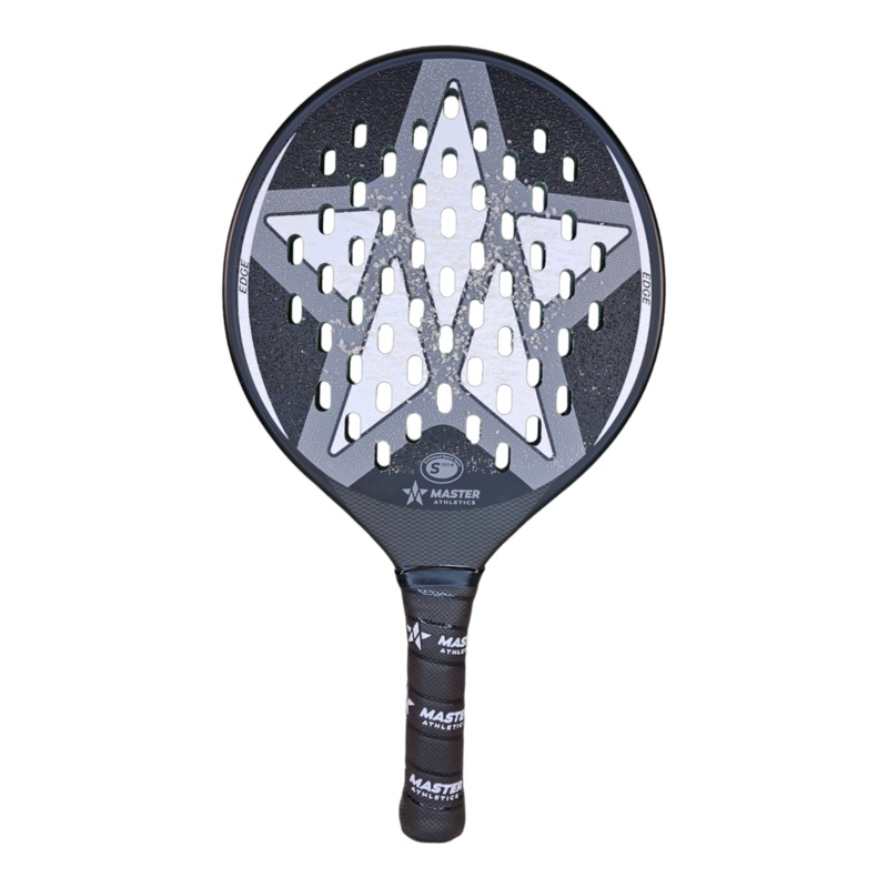 Master Athletics SPro+ Oval Edge 2025 Platform Tennis Paddle Black/Grey/White