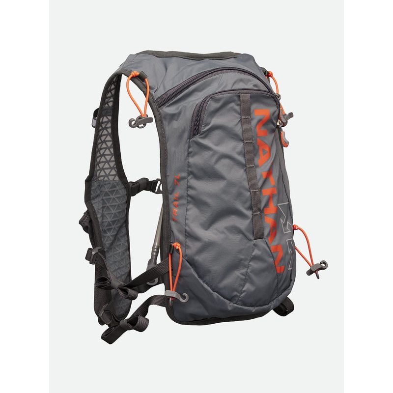 Nathan TrailMix 7 Liter Race Pack Charcoal/Steel Grey/Cherry Tomato