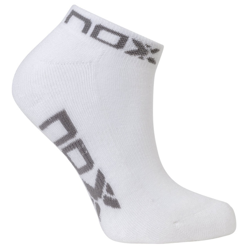 NOX ANKLE LENGTH WHITE WITH GREY LOGO WOMEN’S TECHNICAL SOCKS