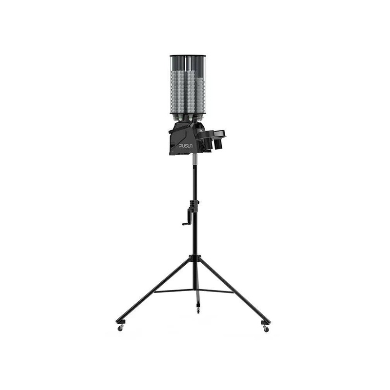 PUSUN PB-6001 Pro Badminton Ball Machine Black 3-Year Warranty