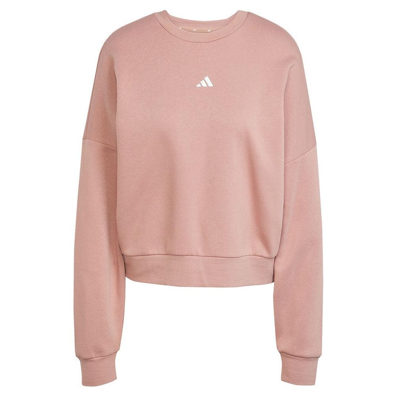 Women`s Small Logo Feel Cozy Training Sweatshirt Warm Clay