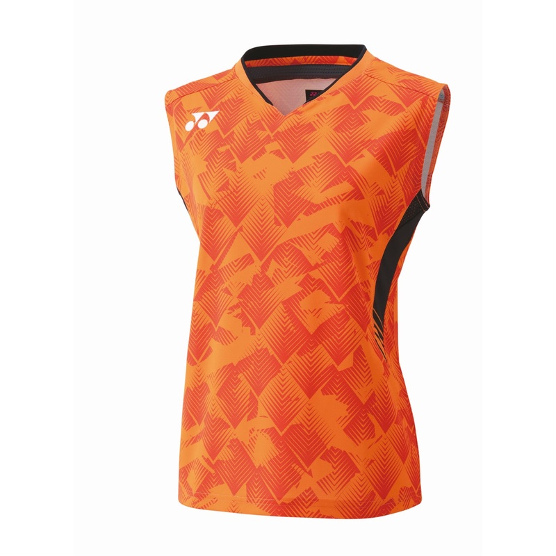 YONEX Women’s Game Shirt (Sleeveless) 20873Y High Orange (752) S