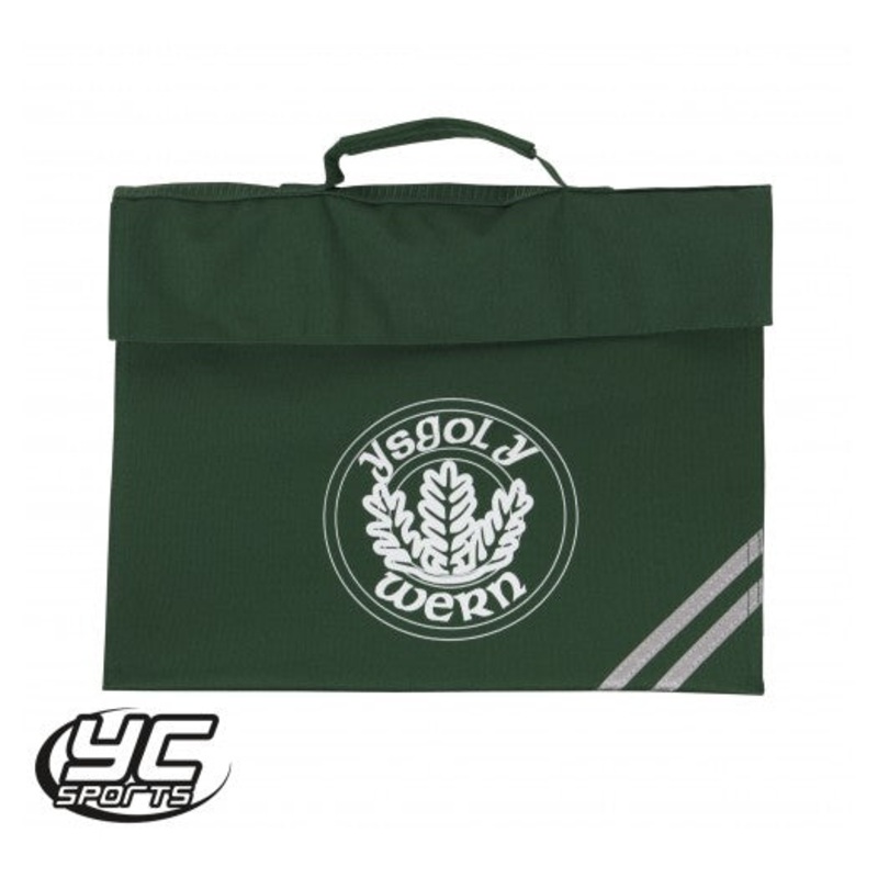 Ysgol Y Wern Bookbag O/S BOTTLE GREEN