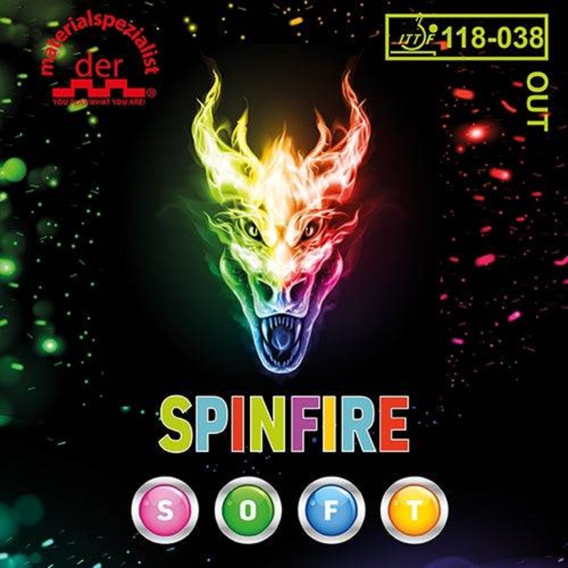 der-materialspezialist Spinfire Soft – Short Pips