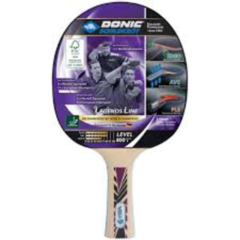 Donic-Schildkroet Legends 800 FSC Table Tennis Paddle M754425 BLACK/PURPLE OS