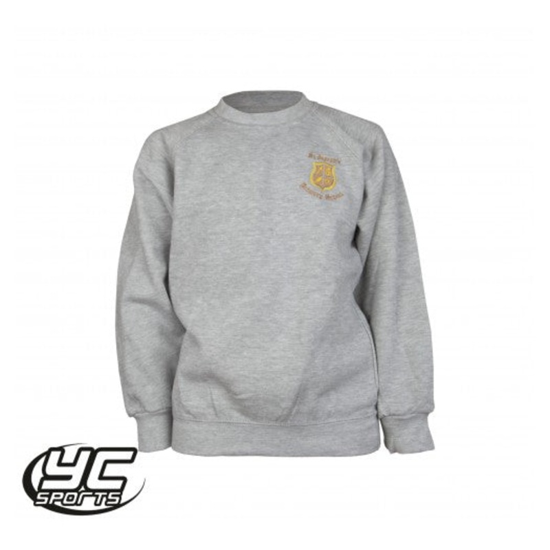 St Josephs Primary School Sweatshirt 2/3 LIGHT GREY
