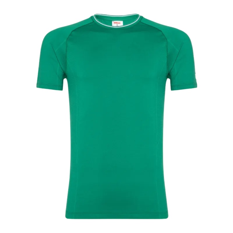 Wilson Team Seamless Crew (WM00282411) Men T-Shirt Courtside Green XL