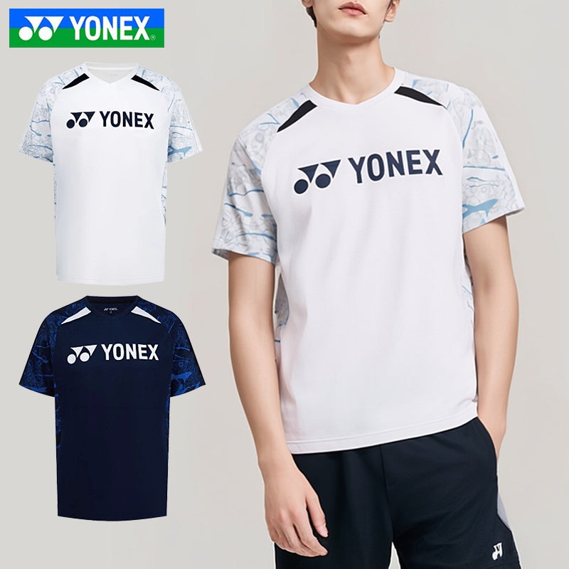 YONEX Men’s T-shirt 110015BCR White (011) M