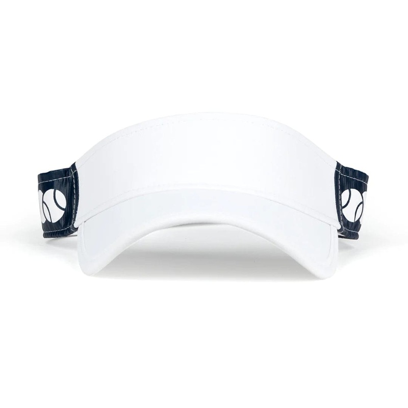 Ame & LuLu Head In The Game Tennis Visor Rainbow Racquets
