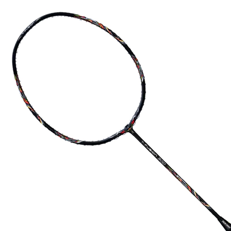 Hundred T-Fusion 300 4U Badminton Racket – Black Black 4U6