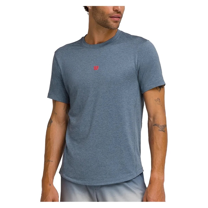 Men`s Everyday Performance Tennis Tee Slate Blue
