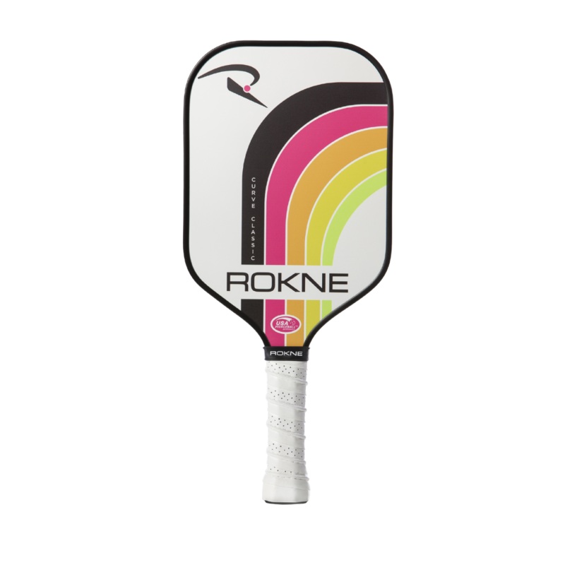 Rokne Pickleball Paddle Curve Classic – Electric Citrus