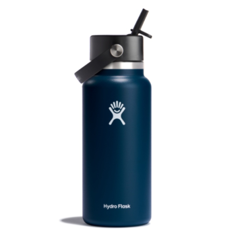 Hydro Flask 32 oz Wide Mouth with Flex Straw Cap Indigo