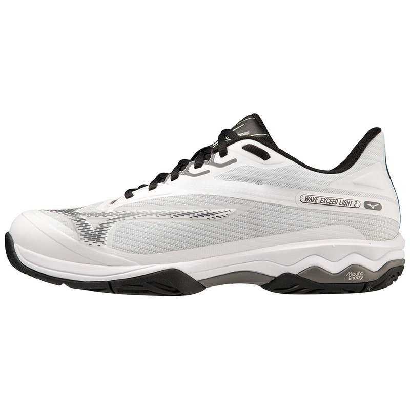 Mizuno Wave Exceed Light 2 AC Men’s Court Shoes [White/Metallic Grey]