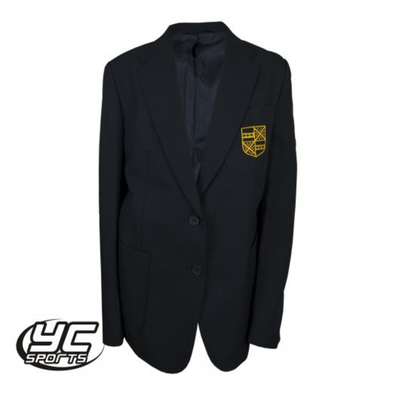 Stanwell 6th Form Regular Fit Blazer 30 BLACK
