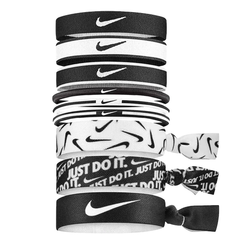 Women`s Mixed Hairbands 9 Pack Black and White