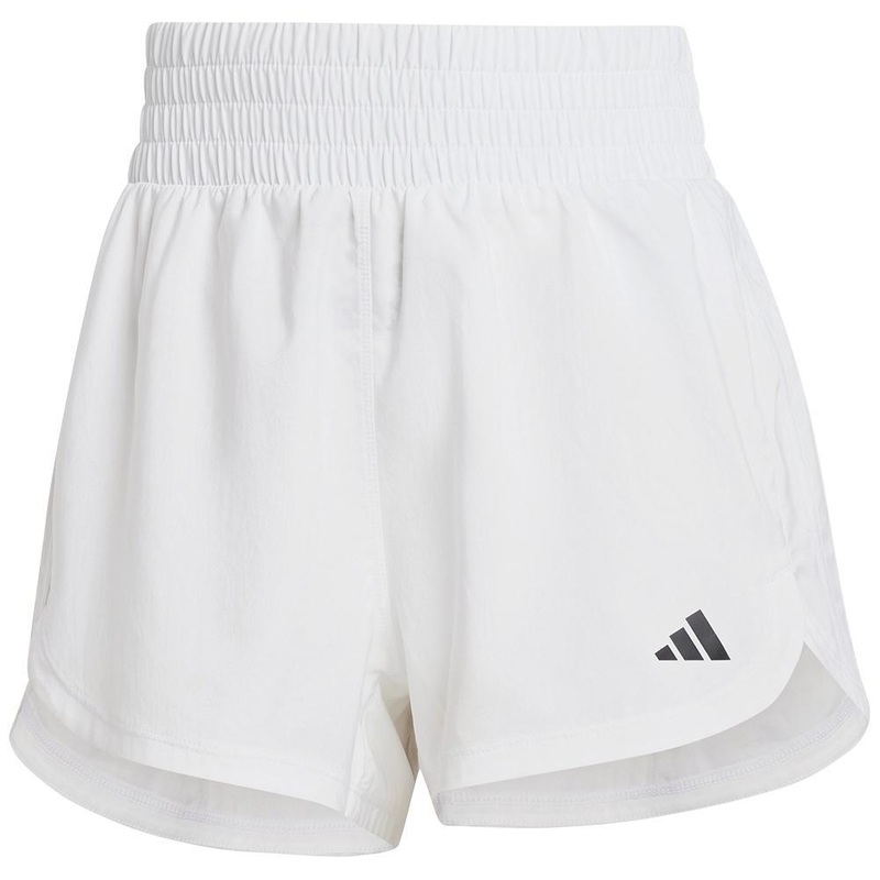 Womens Pacer 3S Woven high Rise Training Shorts White