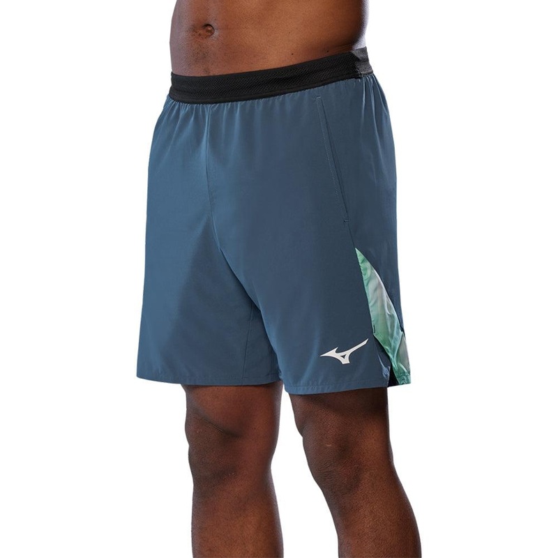 Men`s 8-inch Amplify Tennis Short Vintage Indigo