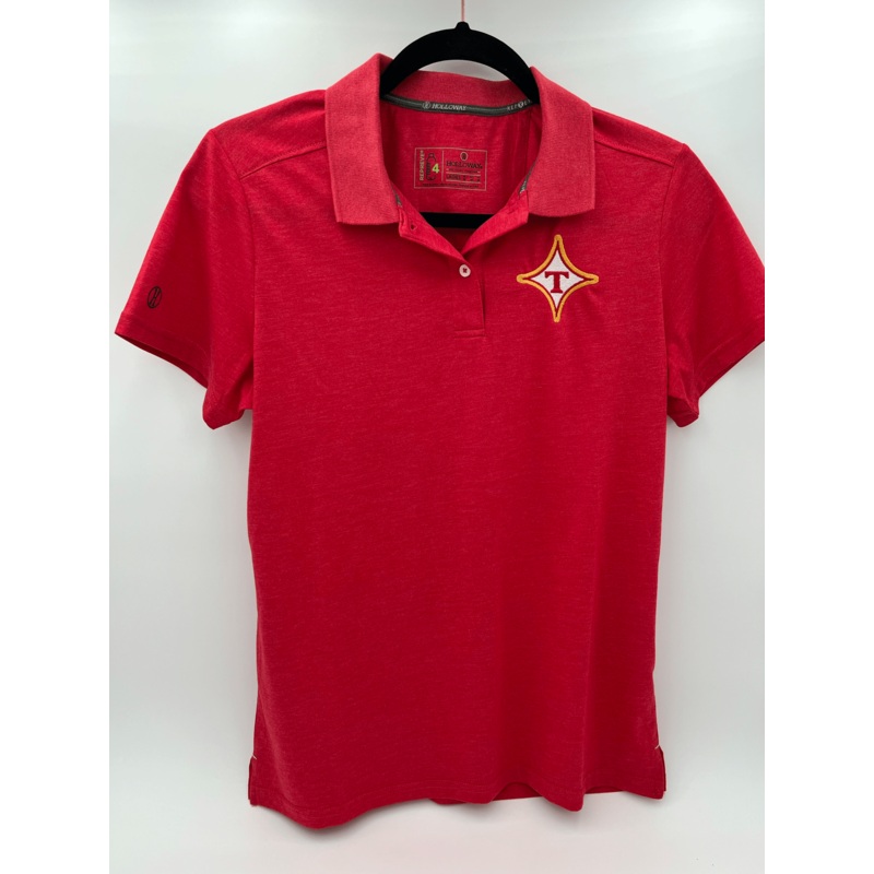 Thomasville Bulldog Ladies Red Polo