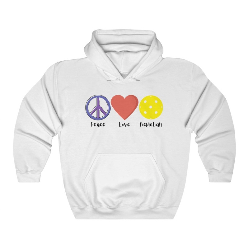 Unisex Hoodie – Peace Love Pickleball