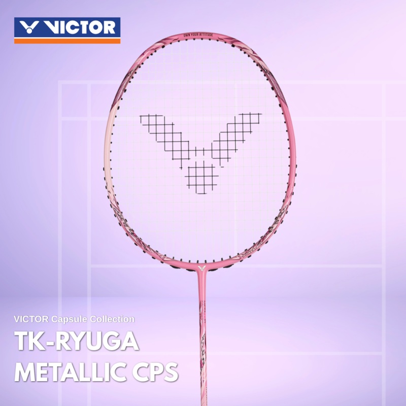 VICTOR Capsule Collection Badminton Racket TK-RYUGA METALLIC CPS 3U (85g – 89g) G5