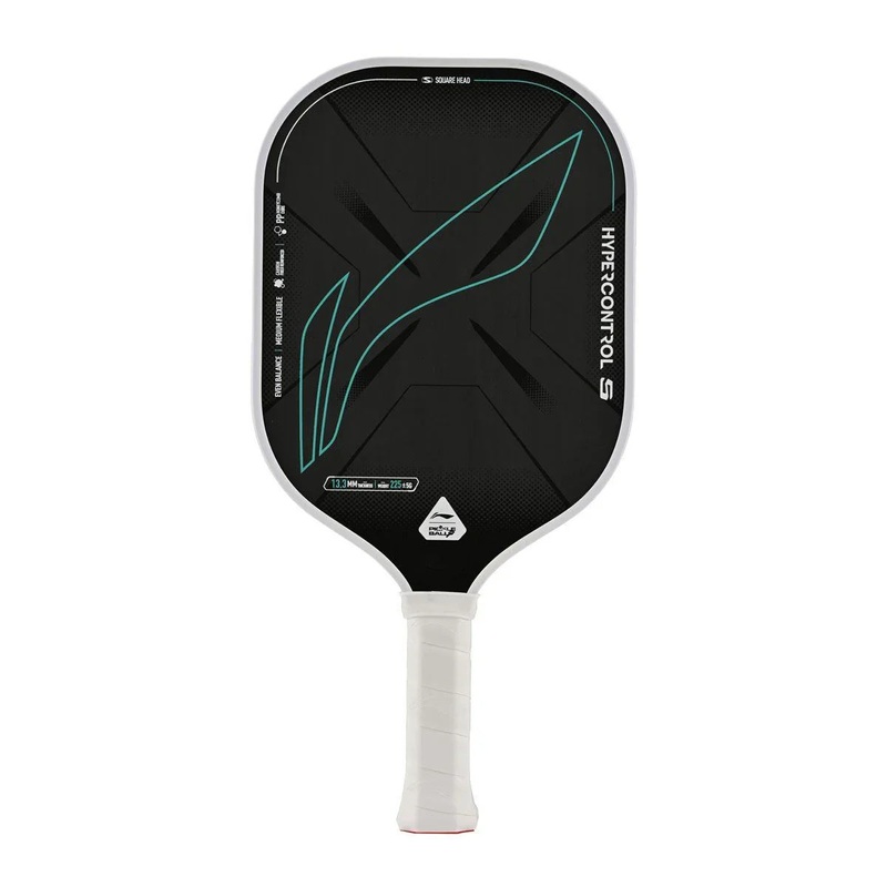 Li-Ning HyperControl 5 Pickleball Paddle – Black/White Black/Pearl White One Size