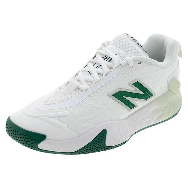 Women`s Fresh Foam X CT-Rally D Width Tennis Shoes White and Marsh Green