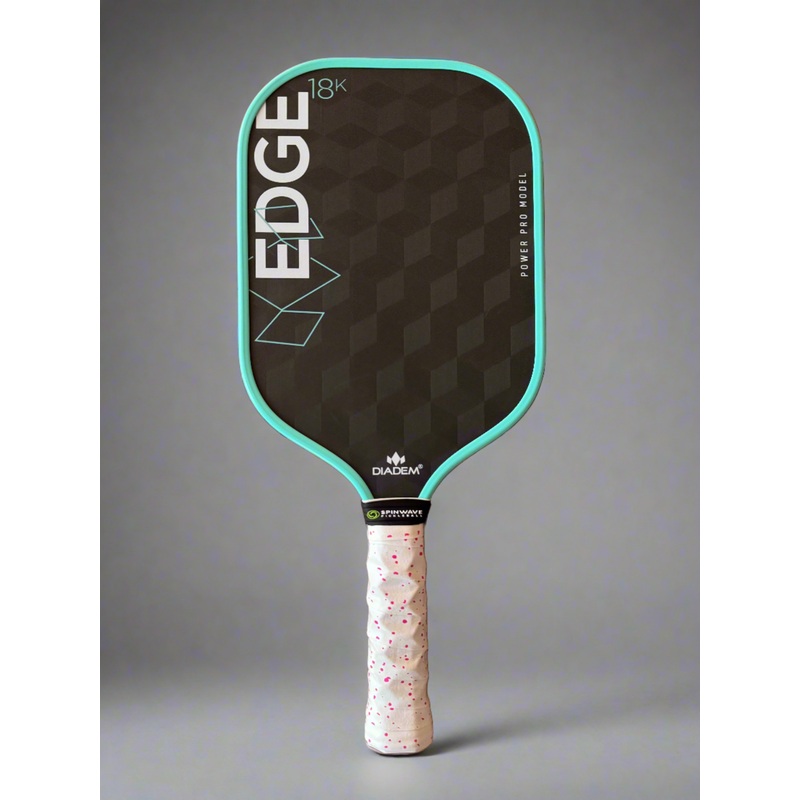 Custom Spinwave Pickleball x DIADEM Edge 18K Power Pro Pickleball Paddle 16 mm – Limited Edition Tiffany