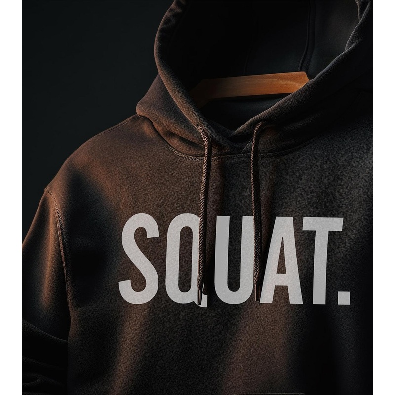 Men’s Squat Hoodie Wod Armour | Kibi Sports S Black