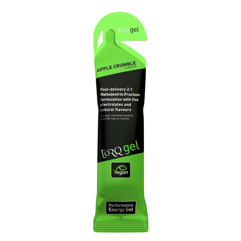 Torq Energy Gels (Single) – Apple Crumble Apple Crumble