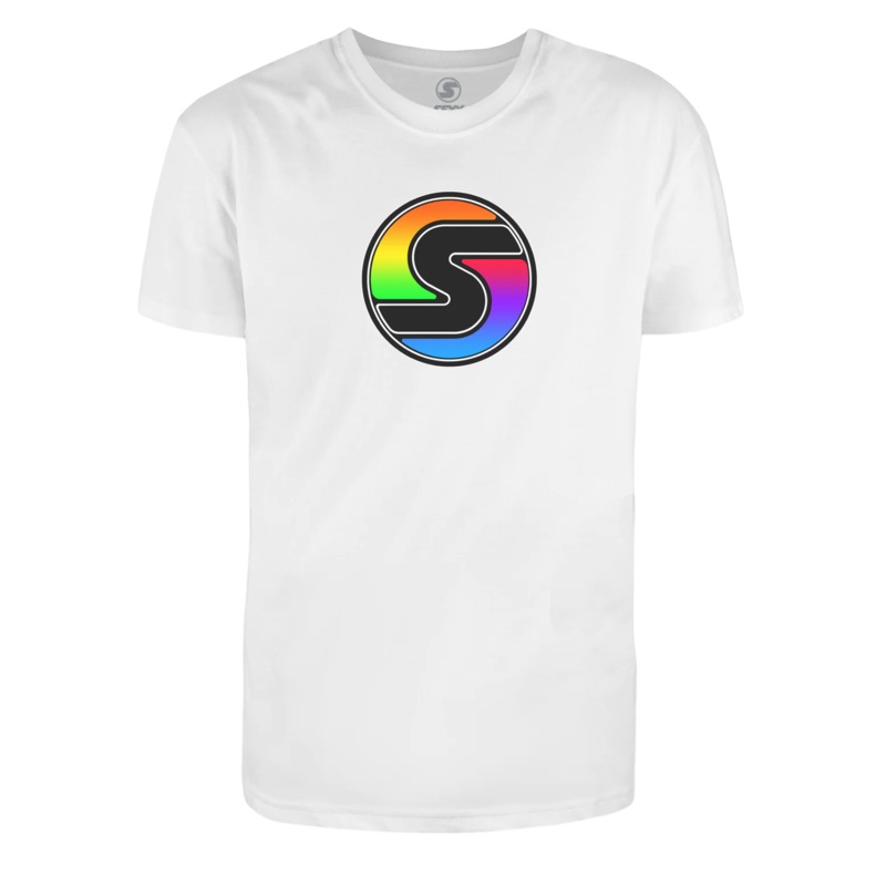 WOMEN’S RAINBOW LOGO TEE