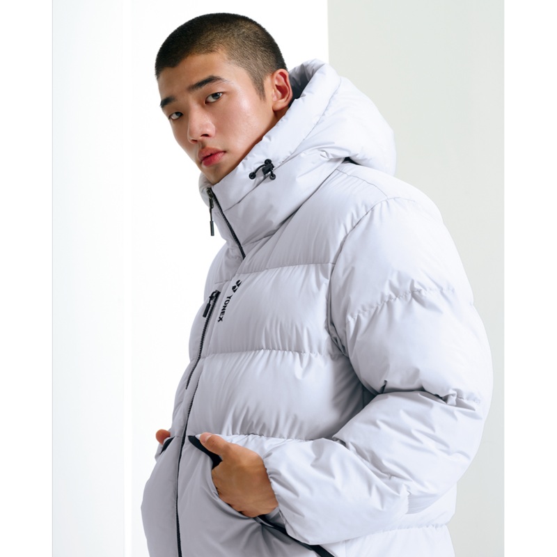 YONEX UNI Jacket 243JP002U (OVER FIT) LIGHT GRAY 85(XS)