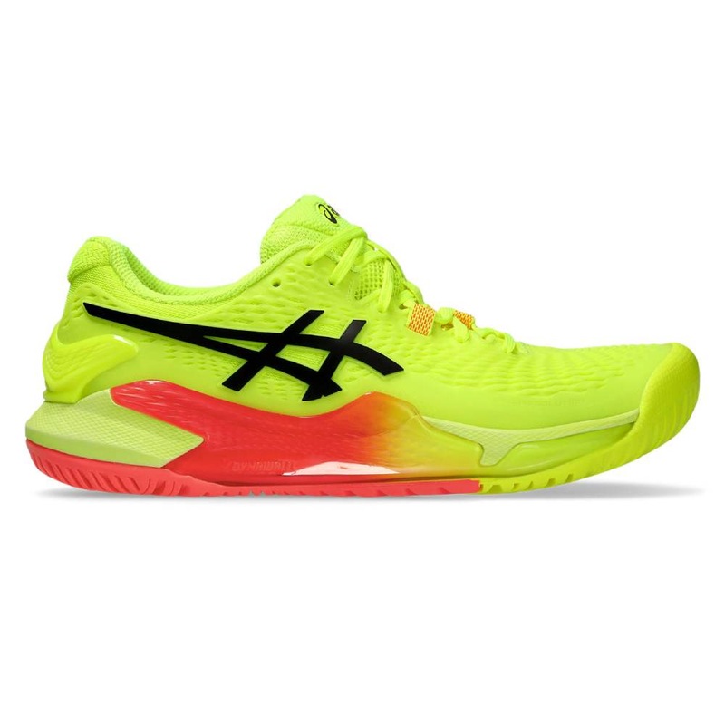 Asics Gel Resolution 9 Paris Edition Women’s Tennis Shoe (Safety Yellow/Black)