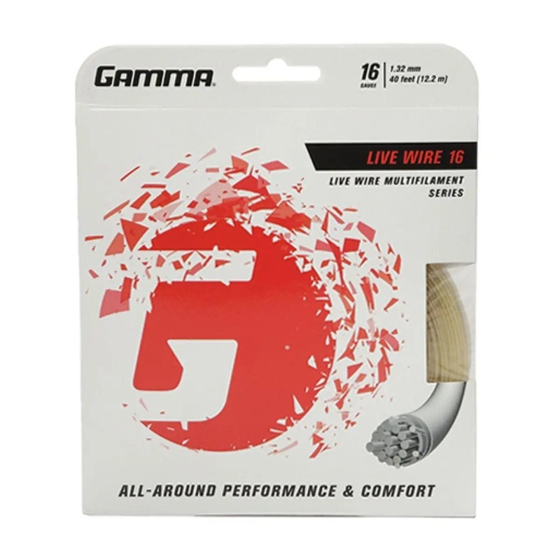 Gamma Live Wire 16 Tennis String Set