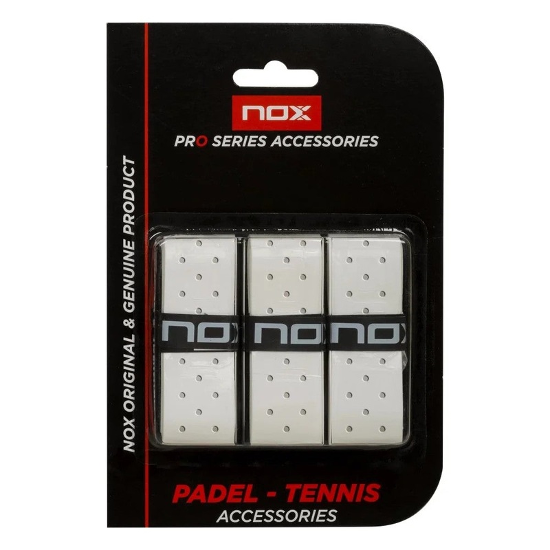OVERGRIPS PRO PERFORATED NOX WITH 3 WHITE