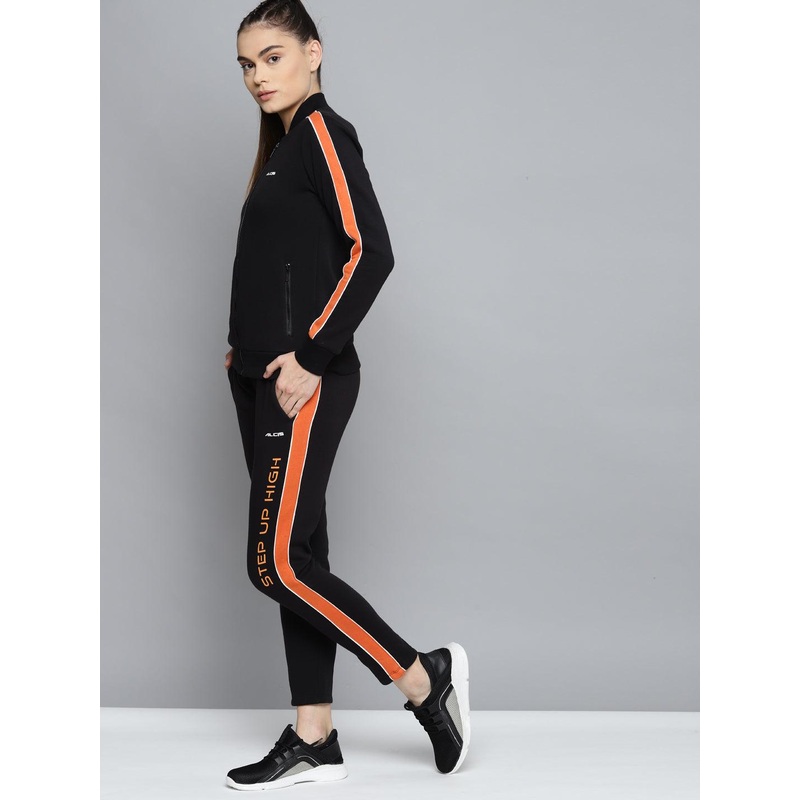 Alcis Printed Tracksuit XS Black WTSJA211072
