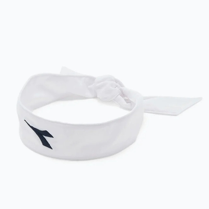 Pro Tennis Headband White and Blue Corsair