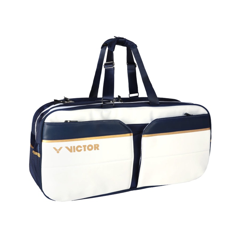 VICTOR Rectangular Racket Bag BR9612 AB Bright White/Medieval Blue (AB)