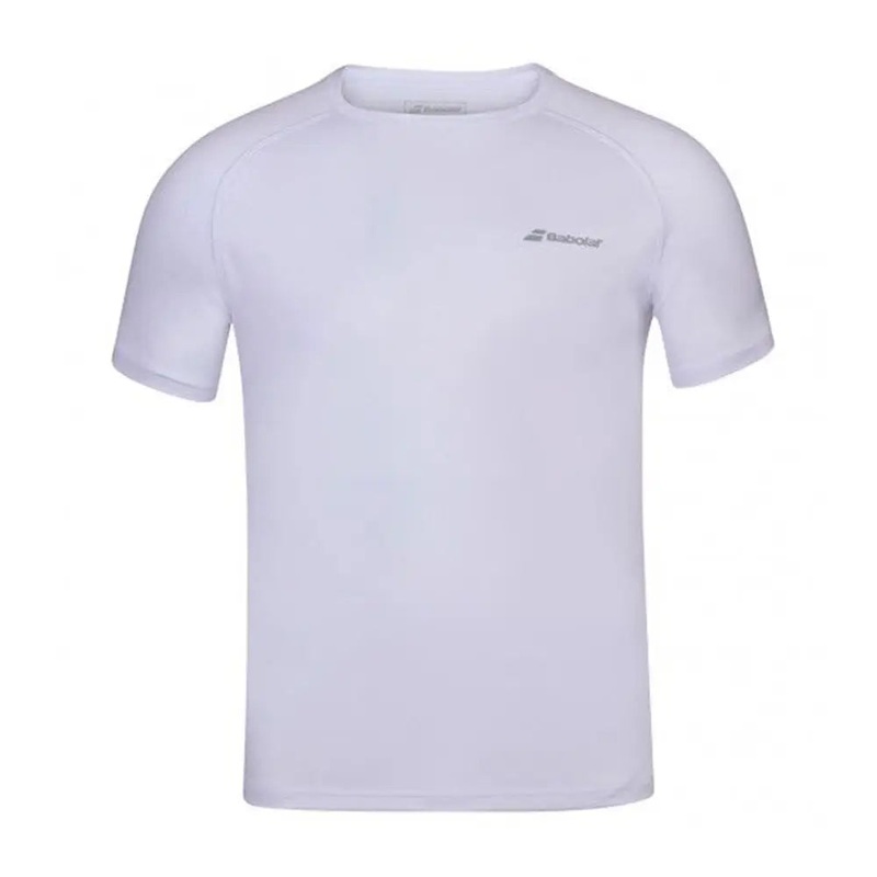 Babolat Play Crew Neck T-Shirt Men – White White XXL