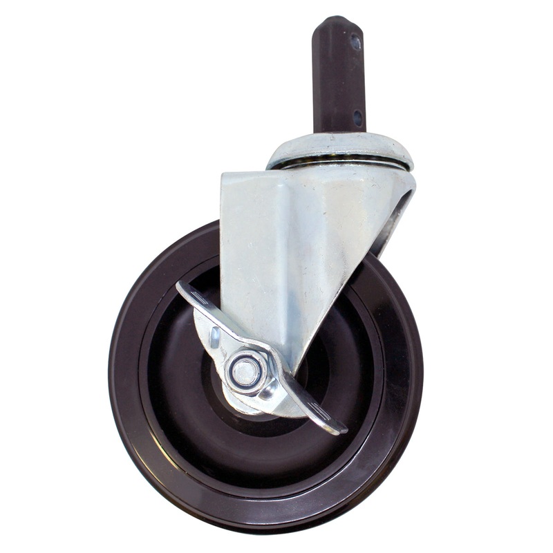 Gamma Brute Cart Replacement Swivel Castor Wheel with Lock