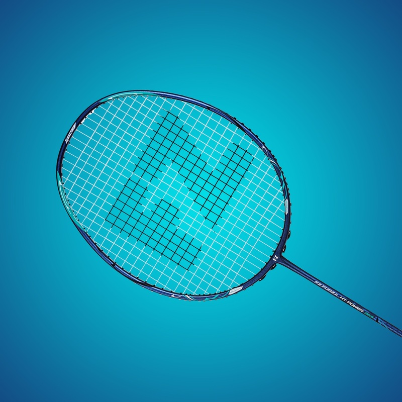 HT Power 36S Unstrung Attacking Badminton Racket (Blue) – 3U/G5 Fz Forza | Kibi Sports