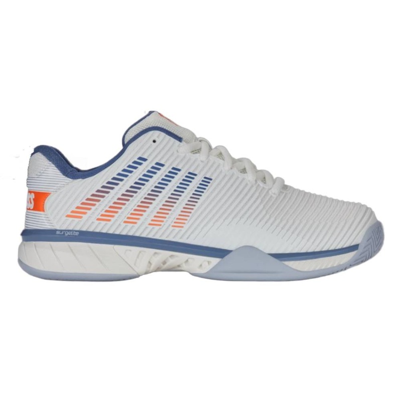 K-Swiss Hypercourt Express 2 Wide Men’s Tennis Shoe (Lucent White/Blue)