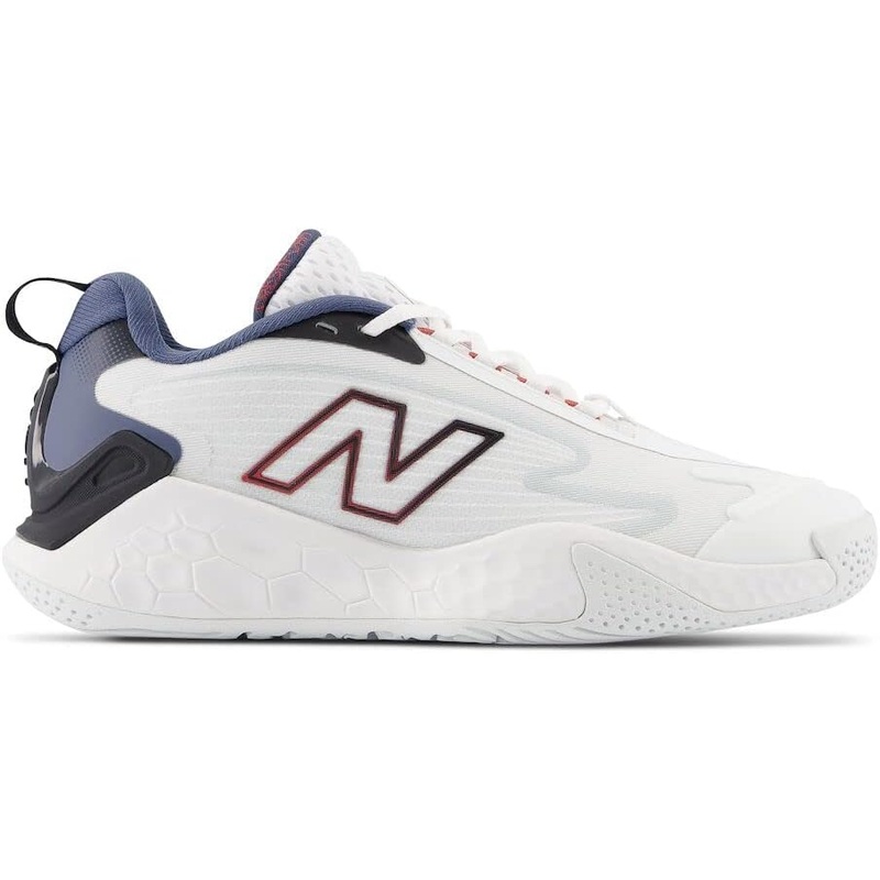 New Balance Fresh Foam X CT-Rally Women’s Court Tennis Shoes White Red 6