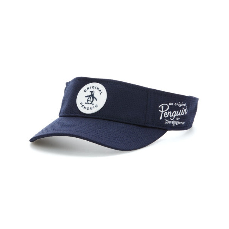 Original Penguin Rubber Patch (OGASD072) Visor Men Black Iris One Size