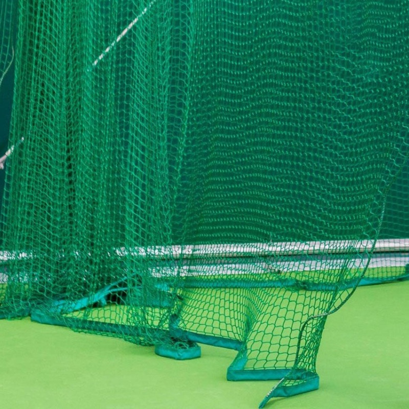 Tennis Court Divider Net Curtain with Lead Rope (Dark Green)